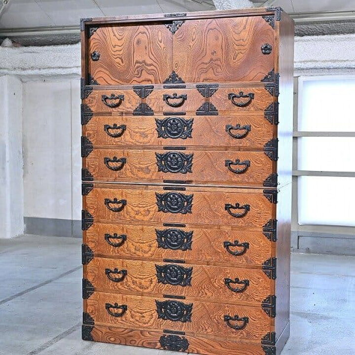 楽天市場】岩谷堂箪笥 整理 ケヤキ 50万 大型タンス トールチェスト  