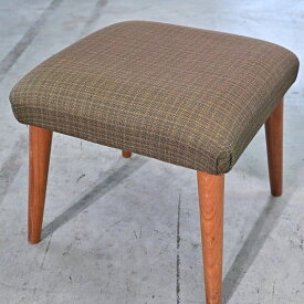 北欧ビンテージ スツール サイドチェア チーク材 無垢 リビング ナチュラル モダン ボード【中古家具/中古インテリア/USED家具ユーズド家具/リサイクル】