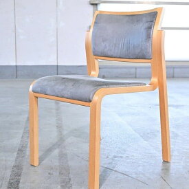 arflex 8万「NU」ダイニングチェアa 川上元美 ヌバック 椅子 アルフレックス イタリア 本革 高級家具 リビング【中古家具/中古インテリア/USED家具ユーズド家具/リサイクル】