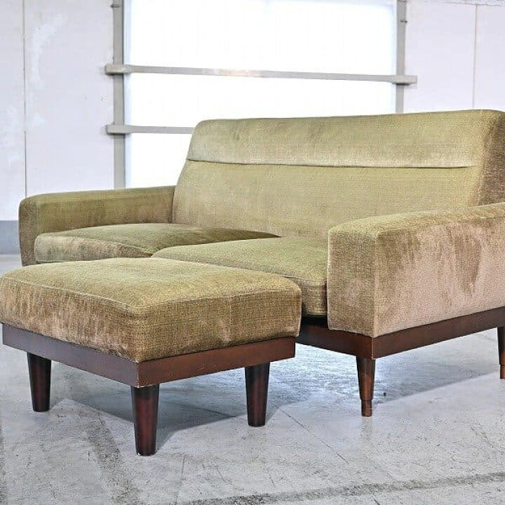 楽天市場】P.F.S 37万「STANDARD C SOFA - 2P」ラブソファ オットマン 