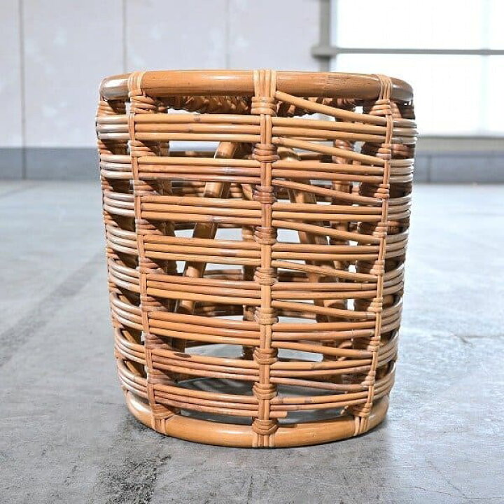 楽天市場】山川ラタン ビンテージ 山川譲 スツール b 籐 腰掛け【中古  