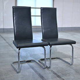 IDC大塚家具 ドイツ ロナルドシュミット 44万「RST19」ハイバックチェア2脚セットb 本革 ダイニング ラウンジ レザー Ronald Schmitt 【 中古家具/中古インテリア/USED家具ユーズド家具/リサイクル】