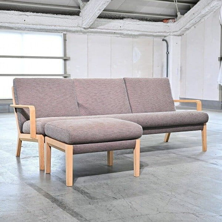 楽天市場】karimoku「WU4503WE / WU4506WE」三人掛けソファ オットマン 