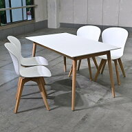 BoConcept 32万「Milano ADELAIDE/ミラノ アデレード」ダイニング 5点セット オーク 無垢材 食卓 北欧 店…