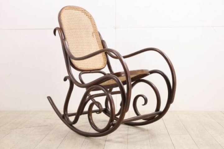 楽天市場】THONET「＃7028」ロッキングチェア ラタン 籐 曲げ木 