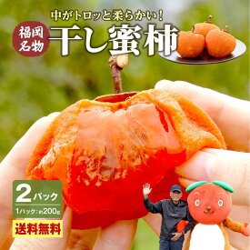 【 楽天ランキング1位 】 干し柿 福岡 国産 2パック 1パックあたり200g (2〜4個) 数量限定 美味しい 干柿 ほし柿 干しがき 干柿 渋柿 ドライフルーツ スイーツ お取り寄せ お供え お歳暮 冬 ギフト 砂糖不使用 九州 菓子 果物 フルーツ 希少品 贈答 まるかじり九州