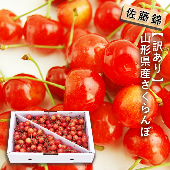 楽天市場】【訳あり】さくらんぼ 佐藤錦 約1kg【2箱買うと送料無料 