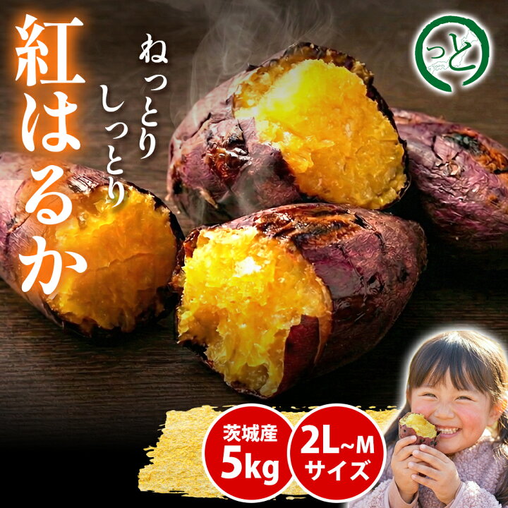 楽天市場】さつまいも 紅はるか 約5kg ( 2L〜Mサイズ ) 《EM栽培 