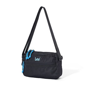 Lee リー ショルダーバッグ 軽量 小さめ メンズ レディース ユニセックス 推し活 推しのカラーが見つかる ヨコ型 横型 ブランド ロゴ カラー 刺繍 引手 メイン収納 インナー フロント バック ポケット 旅行 おしゃれ 大人 30代 40代 50代 春 夏 秋 冬 最強配送 RSL