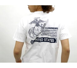 Tシャツメンズ夏ミリタリープリント半袖ホワイト/グレー/ブラック/ブルー/ネイビーM/L/LL【マルカワティーシャツUS.AIRFORCEエアフォースU.S.A.F】