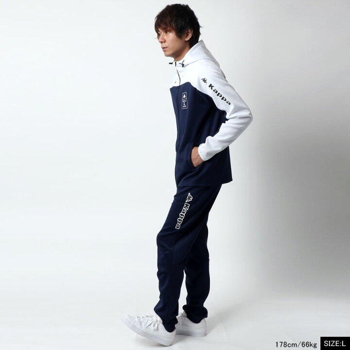 楽天市場 ジャージ 上下 メンズ 大きいサイズ Kappa カッパ 下 セットアップ パンツ 長袖 別注 上下セット 切替え セットアップ 部屋着 おしゃれ オシャレ 大人 ペアルック 韓国 ファッション メンズファッション 代 30代 40代 50代 春 夏 秋 冬 黒 M L