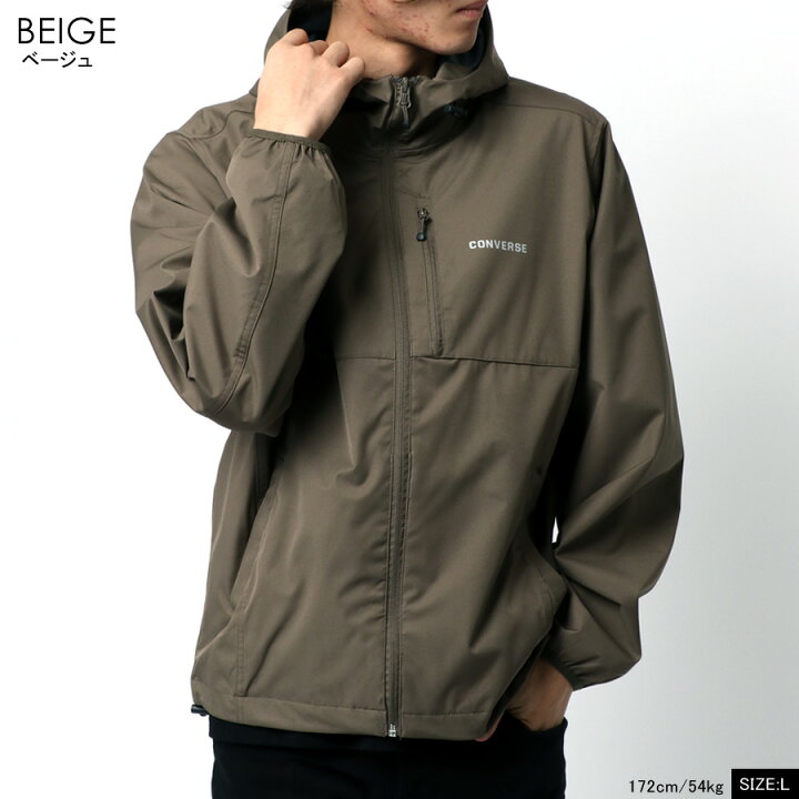 楽天市場 マウンテンパーカー メンズ ブランド Converse コンバース マンパー 撥水加工 防風 ストレッチ ウインドブレーカー スポーツ アウトドア 自転車 バイク おしゃれ オシャレ 大人 ポリエステル100 黒 M L Ll Xl アウター 春 秋 冬 マルカワ マルカワ