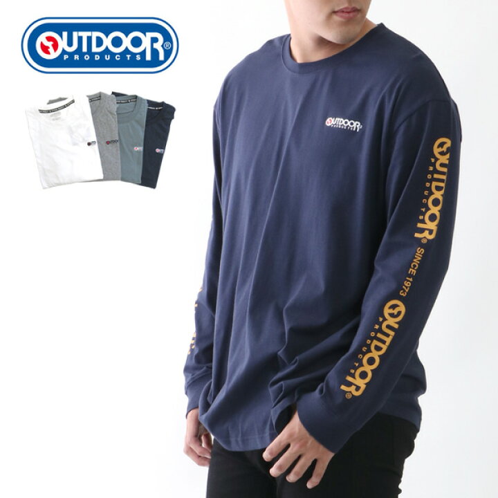 楽天市場 ｔシャツ 大きいサイズ メンズ 長袖 Outdoor Products アウトドアプロダクツ 袖 ロゴ プリント ロンティー ロンt ロング ティーシャツ アウトドア カジュアル 白 黒 3l 4l 5l 6l 春 秋 冬 マルカワ