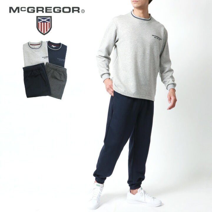 楽天市場 メンズ パジャマ ブランド Mcgregor マクレガー スウェット 上下 上下セット キルト 長袖 セットアップ マルカワ 上下 スエット 寝巻き ルームウェア 部屋着 おしゃれ オシャレ 大人 M L Ll Xl 春 夏 秋 冬 代 30代 40代 50代