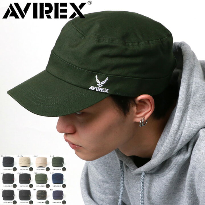 楽天市場】ワークキャップ メンズ AVIREX アヴィレックス アビレックス 大きいサイズ 帽子 コットン 綿100 キャップ CAP ミリタリー キャップ 刺繍 Dカン 調節ベルト 男女兼用 カジュアル シンプル 大人 全12色 黒 春 夏 秋 冬 マルカワ : マルカワ