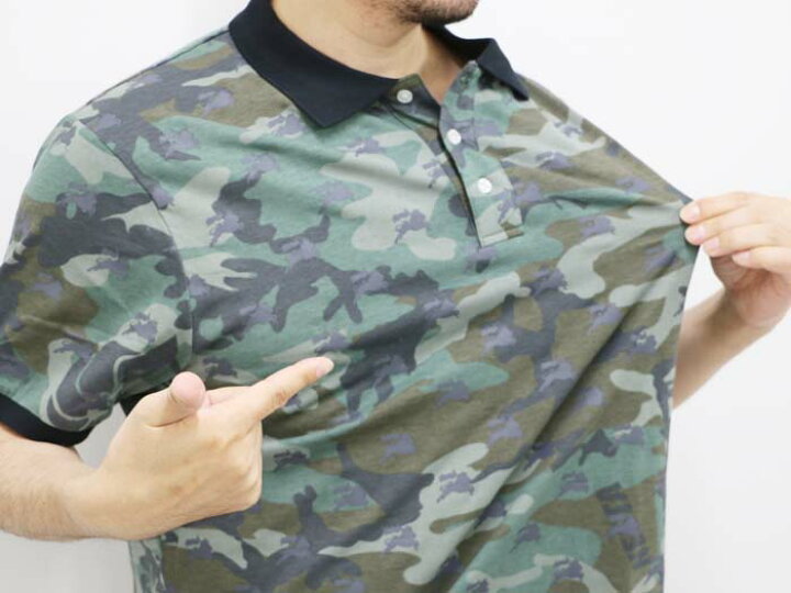 楽天市場 大きいサイズ メンズ ポロシャツ 半袖 迷彩柄 Nesta Brand キングサイズ Xl 3l マルカワ ネスタブランド カモフラ プリント ライオン レゲエ ストリート トップス 春 夏 秋 マルカワ