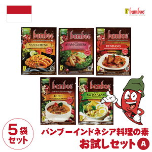 �o���u�[ �C���h�l�V�A�����̑f bamboe Bumbu Instant ������A 5�܃Z�b�g