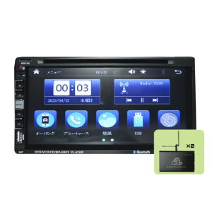 apple CarPlay Android Auto ʃ~[O2DIN7C`^b`pl DVDv[[ {nfWtZO2x2`[i[Zbg WIUSB SD yĐ Oo͂2din ԗpwowauto obNJ