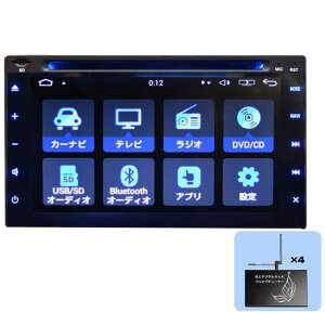 yNԕۏ؁z2020Nn}f[^ ԍڃJ[ir 6.2C` nfWer{nfW4x4tZO`[i[ZbgAndroid DVDvC[ AhChJ[ir DVD CD SD USB WI Bluetooth 16GBHDD