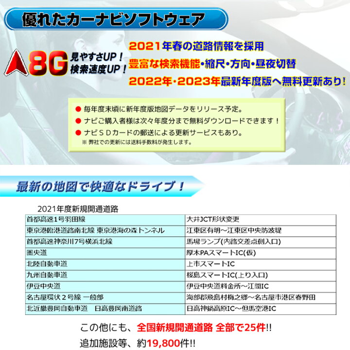楽天市場】最新2023年版3年間無料更新 一年間保証 9インチ薄型 