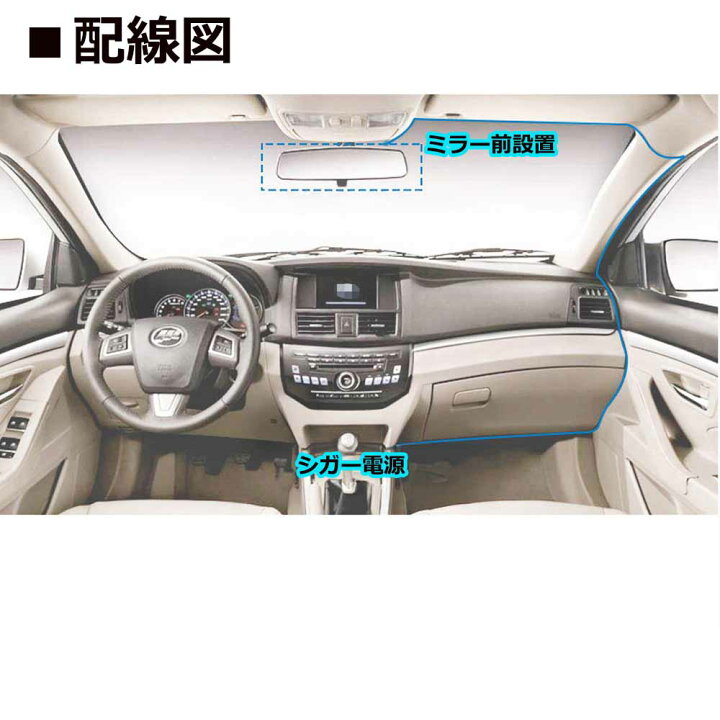 楽天市場】ドライブレコーダー ミラー型12インチバックミラー 