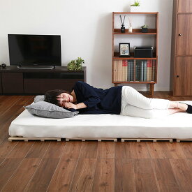 すのこベッド　4つ折り式　桐仕様(ダブル)【Sommeil-ソメイユ-】　ベッド　折りたたみ　折り畳み　すのこベッド　桐　すのこ　四つ折り　木製　湿気※5日15日20日25日30日　楽天カード　ポイント5倍】【お買い物マラソン　買い回りP最大44倍 ～11日1:59】