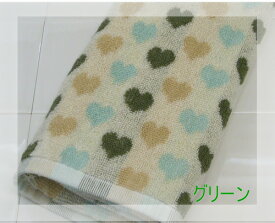 プチハート　フェイスタオル【レターパックライト対応】※5日15日20日25日30日　楽天カード　ポイント5倍】