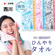 ＼1000円ポッキリ／ 西川 ひんやりタオル クール 冷却タオル 冷感タオル スヌーピー 夏用 西川リビング …