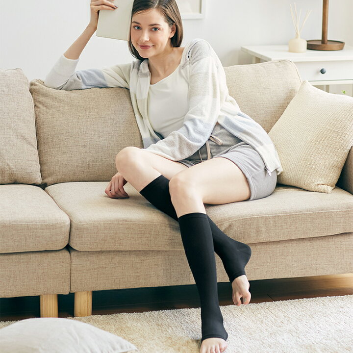楽天市場】マキジェリーク ふくらはぎスッキリ ヒラメ筋ソックス 
