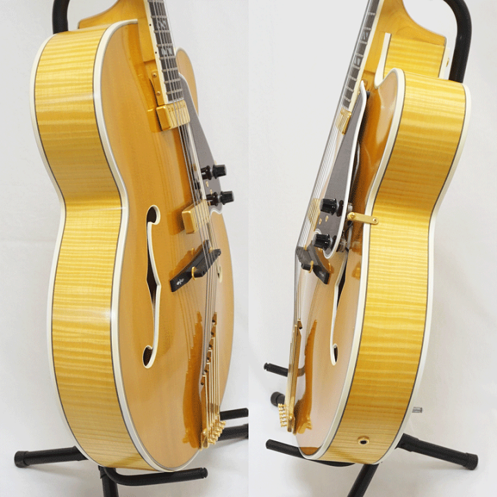 【中古】フルアコ エレキギター シルバー HISTORY HFF-Advanced TBL フルアコ エレキギター トランス