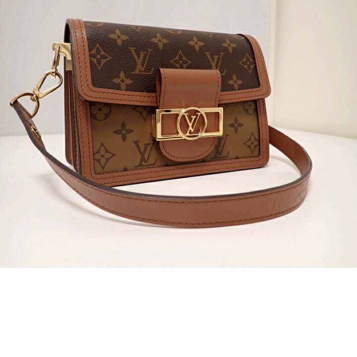 ルイヴィトン モノグラム リバース 空けよ ドーフィーヌ MINI M44580  