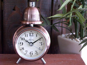 定形外郵便で送料無料!インテリアになる目覚まし時計!アレグロクロック 【アイボリー/ゴールド/ブロンズ/ブラック】