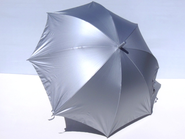 送料無料 遮光率９９％以上 男女兼用日傘 定価 銀行員の日傘 シルバーコーティング日傘60cm マーケット