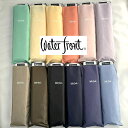 メール便で送料無料！薄型軽量折り畳み傘 ポケフラット 無地 waterfront ウォーターフロント Bカラー GKB-3F50-UH