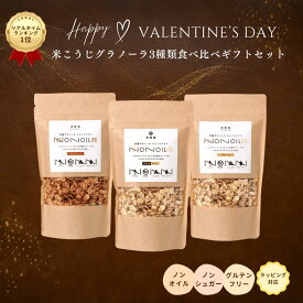 【3種類食べ比べ160g×3個】【ノンオイル・砂糖0】 米麴グラノーラ グラノーラ 無添加 砂糖不使用 甘くない ダイエット 糖質オフ グルテンフリー 脂質オフ 低糖質 オートミール 米麹 ノンシュガー 低カロリー 腸活 シリアル トトノイライフ
