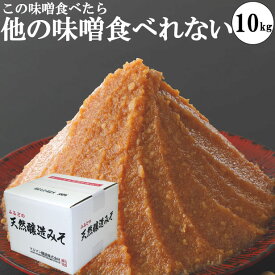 【25日まで10%OFFクーポン】味噌 みそ 国産大豆 天然醸造味噌 10kgダンボール 手作り 業務用 糖質制限 低糖質 化学調味料無添加味噌 プチギフト 内祝い 敬老の日 ギフトセット ビーガン ヴィーガン