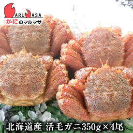 活毛がに(350g×4尾)セット あす楽 毛蟹 毛ガニ カニ通販 道産品 母の日 ギフト 北海道産