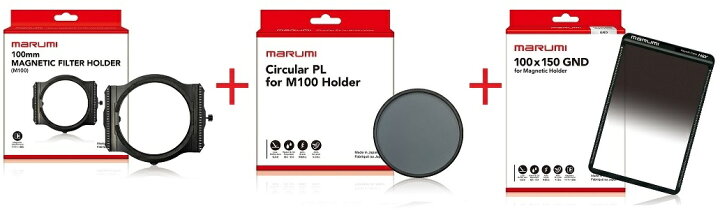 楽天市場】【ホルダー＋PL＋GND】角型フィルターセット マルミ marumi 