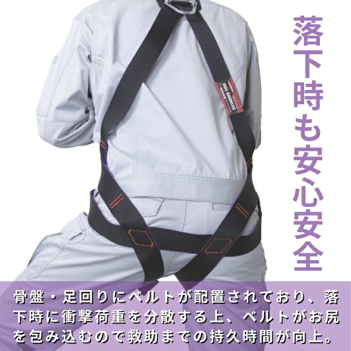 楽天市場】特別色フルハーネス型 安全帯 藤井電工 TSUYORON ツヨロン 