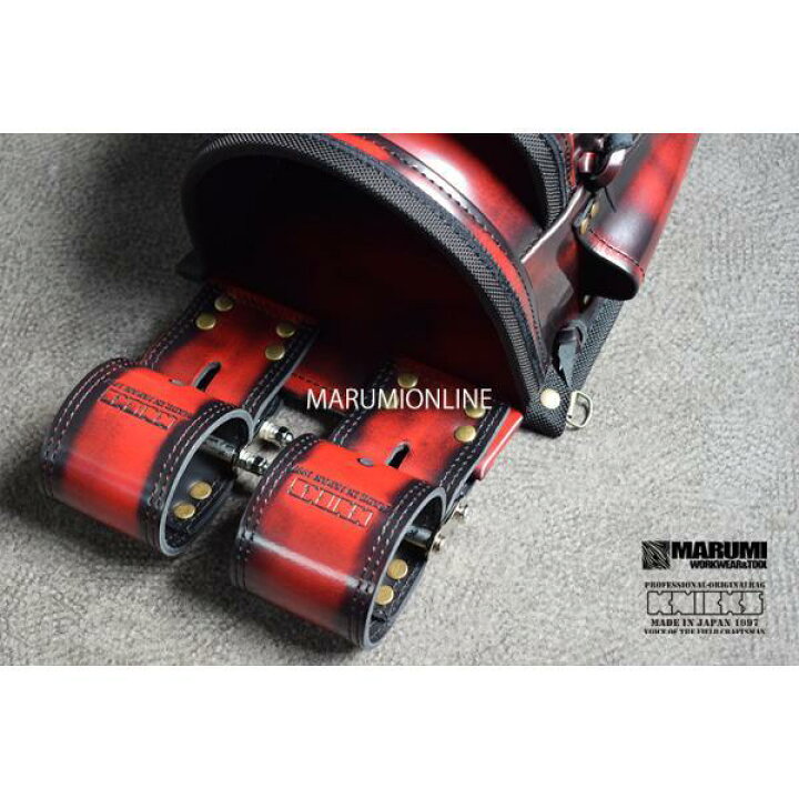 楽天市場】ニックス 腰道具 KNICKS ADV-301DDX-R (赤・レッド) 底バリ 
