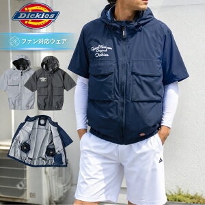 Dickies �f�B�b�L�[�Y VOLTCOOL �{���g�N�[�� ���P�ՔM(R) �����u���]�� �y���`�F �l�b�N�z���_�[�t D-290 S-4XL �u���]���P�i �󒲃E�F�A CO-COS �R�[�R�X�M��