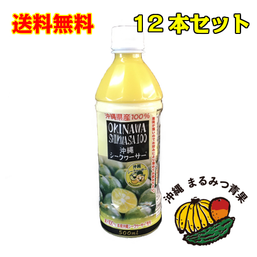 沖縄県産シークワーサー青切り果汁100% (500ml×12本)
