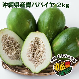 【送料無料】栄養の宝庫!!沖縄県産 訳あり 青パパイヤ 2kg以上(2〜4個)【スーパーフード 野菜 タイ料理 ソムタム 国産 お弁当のおかず 美容効果 ダイエット効果 健康食品 パパイン酵素 沖縄 沖縄産 沖縄県産 お買い物マラソン】