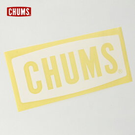 【メール便可】チャムス CH62-1482-Fm カッティングシート チャムスロゴL レディース メンズ チャムスボートロゴステッカー ラージサイズ シロ 白 ホワイト CHUMS 7009446 oso-2s ppd20f20ss