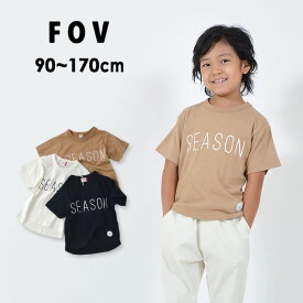 【50％OFF】【メール便可】フォブ 600409-Fm SEASON Tシャツ キッズ ベビー ジュニア レディース トップス 半袖 カットソー ロゴT シンプル 親子 リンク お揃い 男の子 女の子 子供服 FOV 4022293 rexw 【SALEsaleセールバーゲン】f20ss