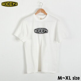 キーンベーシックロゴT メンズ 半袖Tシャツ 半そで トップス シンプル KEEN キーン 1001063 1025727-MmXLm 【メール便可】 ppd20