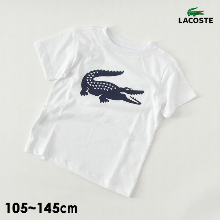 楽天市場】ラコステ ウルトラドライクロックプリントキッズTシャツ 