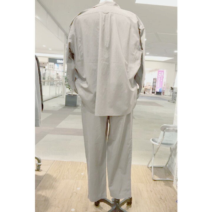 楽天市場】【50％OFF】テックリネンワイドテーパードパンツ メンズ 長 