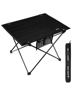 OneTigris CAMPMATE �L�����v�e�[�u�� �A���~��̌^�t���[�� �܂肽���ݎ� �|���G�X�e�����V�� �g���ȒP �ω׏d30kg �����^�ѕ֗� �����ȒP ���[�o�b�O�t�� 57 x 42 x 39.5 cm