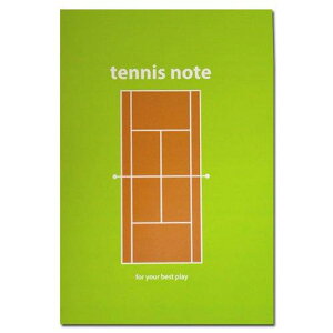 �e�j�X�m�[�g(tennis note)�i1���jA4�� �J���[�F�O���[��
